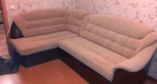 Перетяжка углового дивана. Сходня
